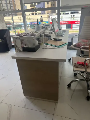 Balcão de recepção
