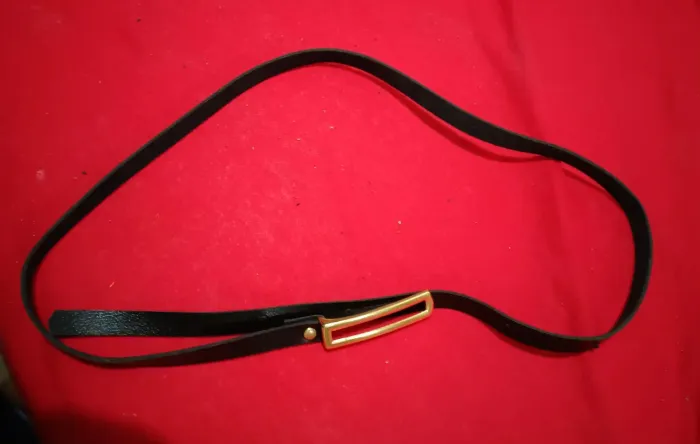Cinto de Fivela Preto Feminina 