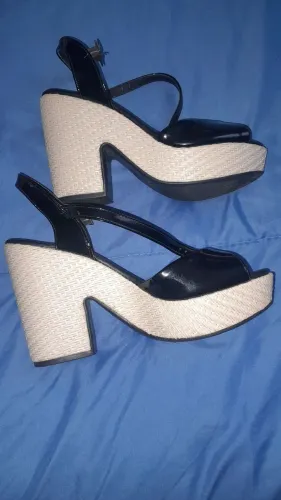 Sandalias salto Anabela