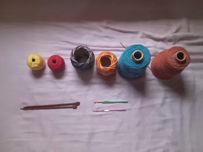Kit de crochê/tricô