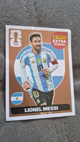 Figurinha bronze do Messi