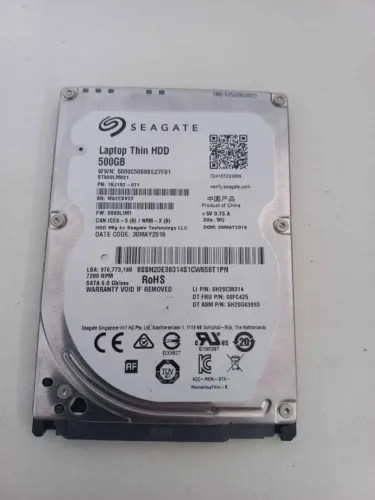 HD Notebook Slim 500 GB Seagate / Garantia