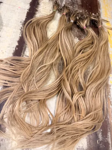 Cabelo Mega Hair 54g Loiro mechado