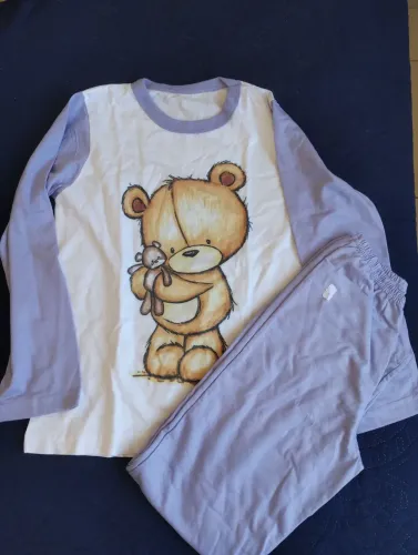 Pijama infantil manga longa/calça 
