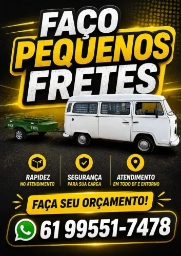 Faço frete em todo DF 