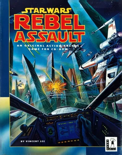 cd de jogo rebel assault star wars ficção excelente estado 23cx