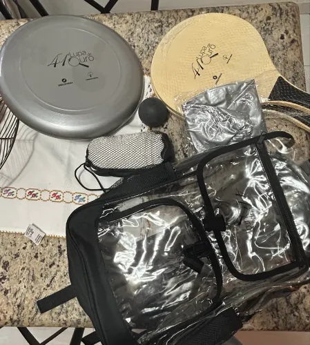 Raquetes de tênis de praia com mochila 