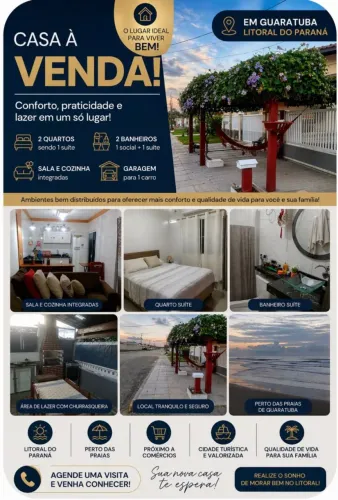 Casa a venda no litoral sul do Paraná 