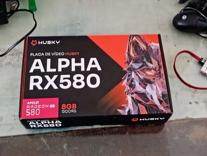Placa de Vídeo RX 580 8GB Alpha