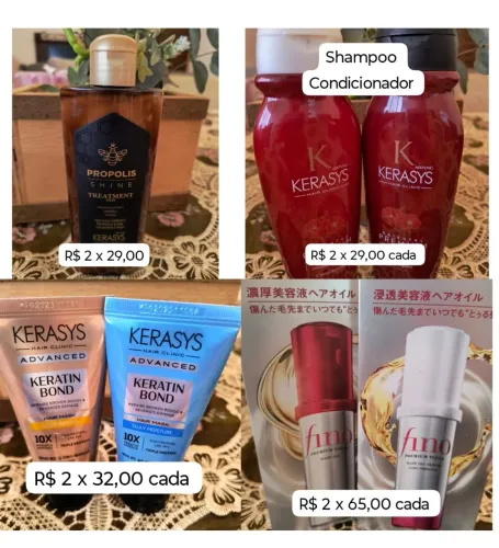 Produtos de beleza