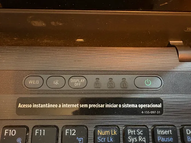 Notebook/computador antigo Sony Vaio PCG-7183X