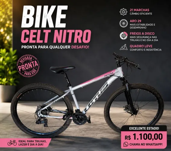 Bicicleta LOTUS aro 29 Com Nota