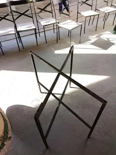 Mesa para buffet - tampo + cavalete