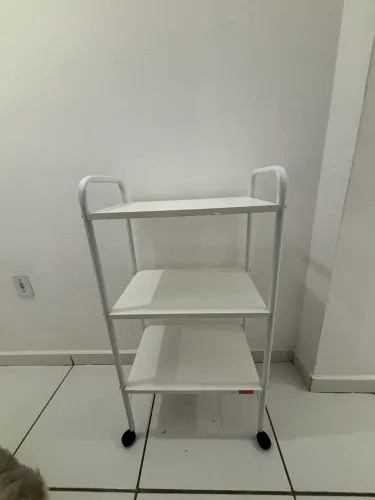 Carrinho auxiliar estética 3 prateleiras