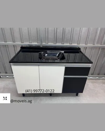 Pia Marmorite com Balcão 1.20