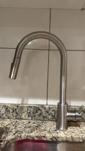 Torneira Monocomando Cozinha Gourmet Extensível Aço Escovado