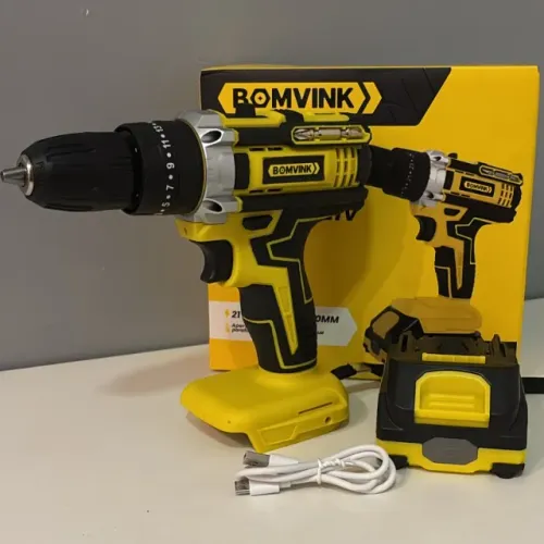 PARAFUSADEIRA BATERIA 21V COM IMPACTO 10MM BOMVINK 9961