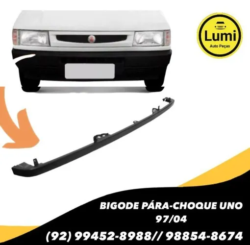 Bigode Parachoque fiat Uno Elba Fiorino - NOVO!!