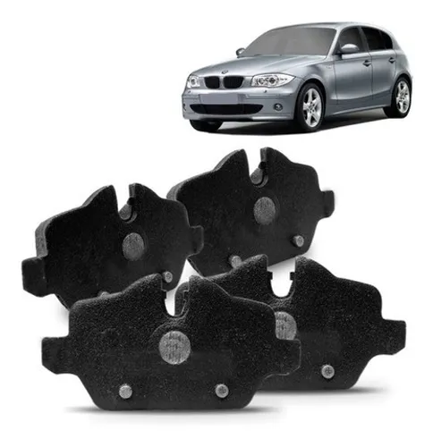 Pastilhas de Freio em Cerâmica Dianteira Bmw 118i E87 2004 à 2011 - C/ Sensor