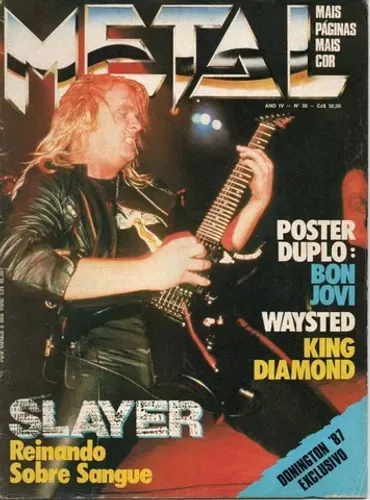 Revista Metal 38 Raridade Peça de Colecionador