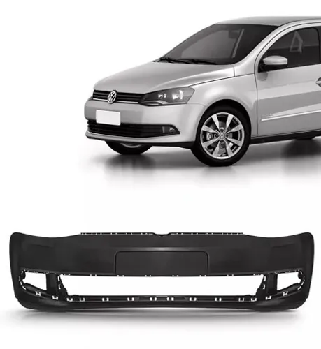 Parachoque Dianteiro Gol Voyage G6 13 2014 à 2016 Preto Liso - Lomaplast