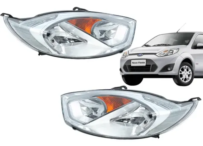 Par Farol Ford Fiesta Rocam 2010 2011 2012 2013 2014 Novo