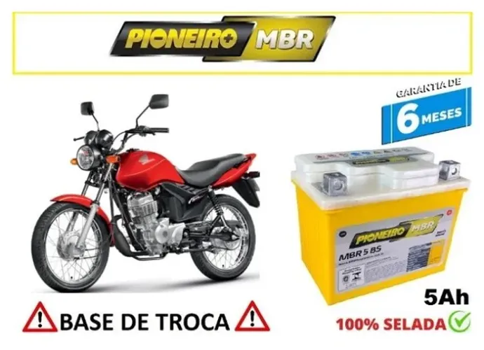 bateria 5ah pioneiro fan 125 2010