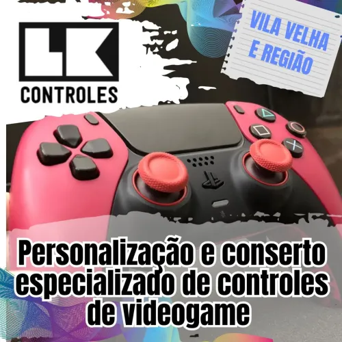 Controles ps4, ps5 e xbox