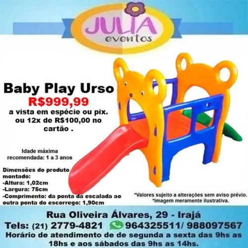 Playground Baby Play Urso