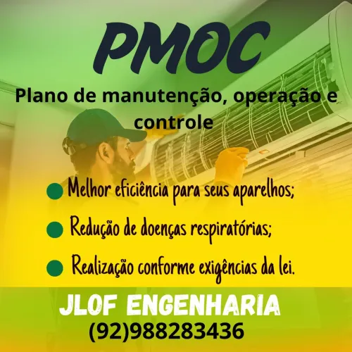 PMOC, plano de manutenção para Ar-condicionados conforme com ART e responsável técnico