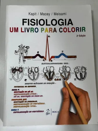 LIVRO FISIOLOGIA PARA COLORIR nunca usado