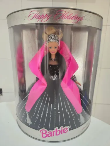 Boneca Barbie Happy Holidays - Edição de Colecionador 1998 Lacrada