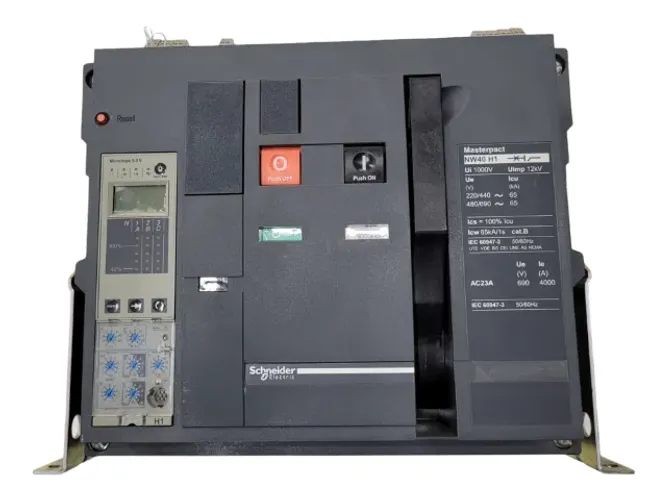 Disjuntor Schneider Nw40 H1 4000a Micrologic 6.0 - Novo