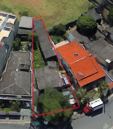 Terreno à venda, 381 m² por R$ 905.000,00 - Vila Guiomar - Santo André/SP