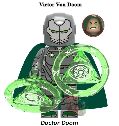 Doutor Destino do Quarteto Fantástico blocos de montar 