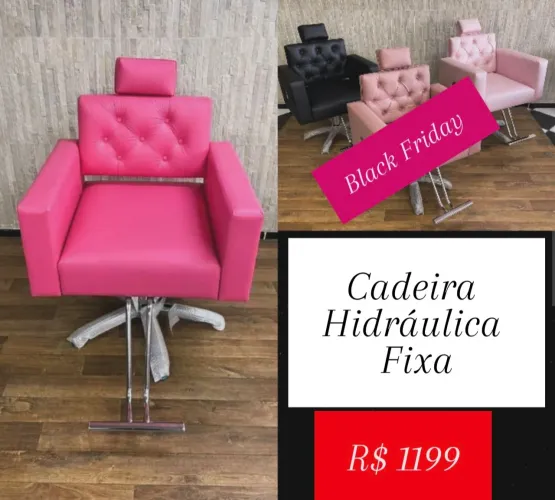 Cadeira hidráulica salão de beleza