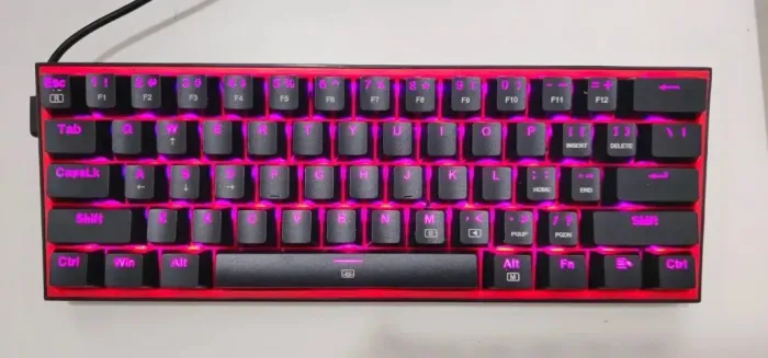 Teclado Gamer Redragon K617 Fizz - Compacto 60% RGB