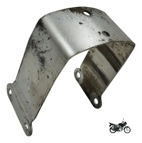 Suporte Paralama Dianteiro Ybr Factor 125k 2009 A 2013 Prateado
