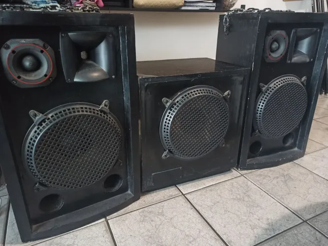 Kit Caixas de Som e Sub - Som potente e de qualidade