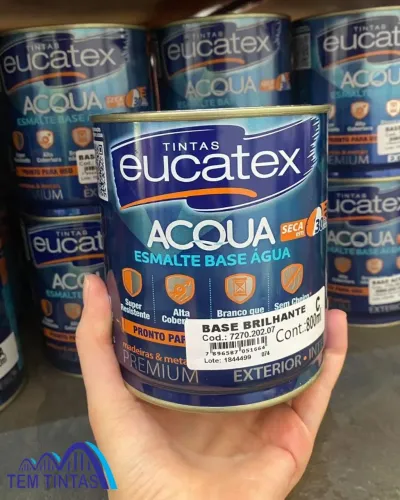 Tinta Eucatex Acqua Esmalte Base Água 800ml