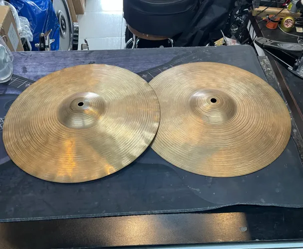 Meinl soundwave classics powerfull hats 14 ótimo chimbal made in Germany hi hat chimbal