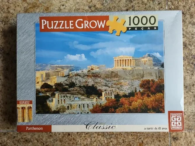 Quebra-cabeça Parthenon 1000 peças Grow- Anos 2000