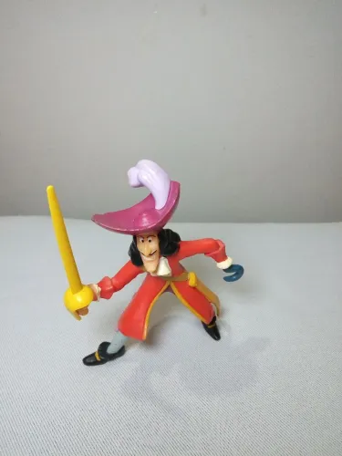 Boneco Capitao Gancho Original Disney 10cm