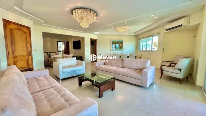 Apartamento 199m² na Ponta da Praia 3 suítes, 3 vagas, vista livre em condomínio clube co