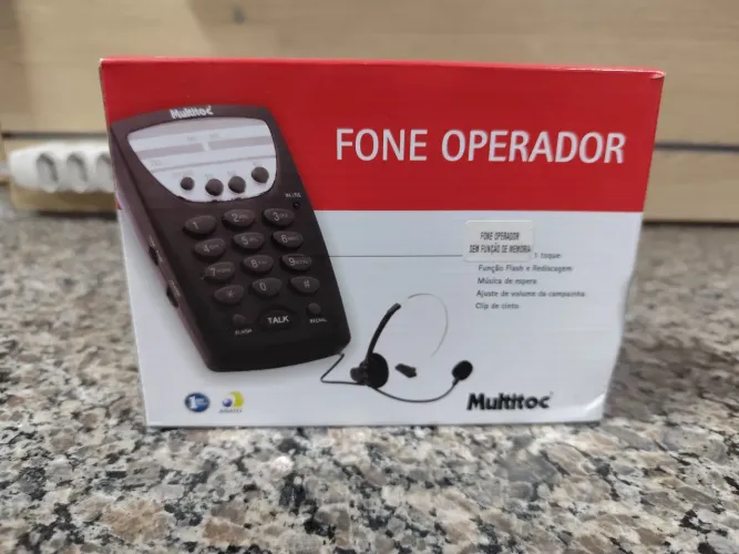 Fone Operador Multitoc com Headset