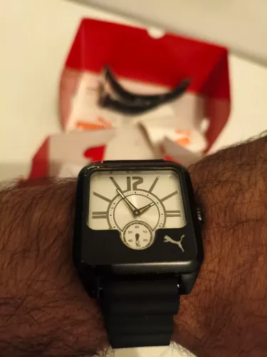 Relógio Puma Stardust Pulseira Couro