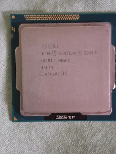 Processador Intel Pentium G2010 / 3ª geração / 2.80Mhz / 2 Núcleos / TDP 55W / FCLGA1155