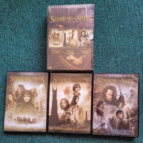 Dvd Senhor Dos Anéis A Trilogia Do Filme (6 Dvds) +Coleção Dvd Matrix Trilogia (5Dvds).