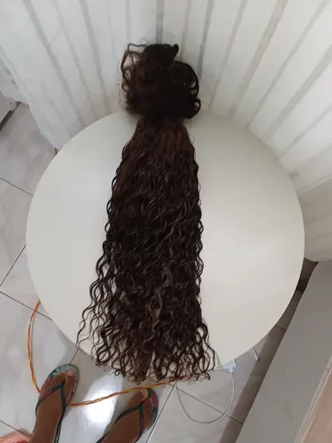 280 g cabelo cacheado na tela