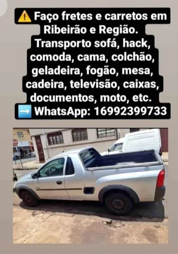 CARRETOS E MUDANÇAS
